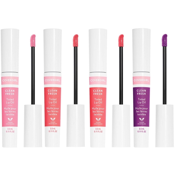 NWT COVERGIRL CLEAN FRESH TINTED LIP OIL N°120 BAD APPLE! BUY 2 FOR $10! - Picture 13 of 16